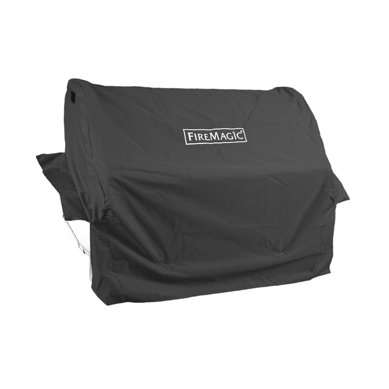 Fire Magic built-in cover family — representative 3651F photograph; 3644F proportions vary