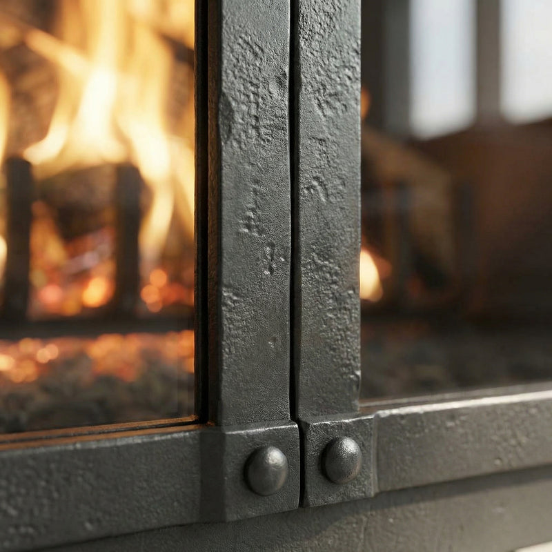 Milwaukee Forged Iron - Masonry & Prefab Fireplace Glass Doors | Custom