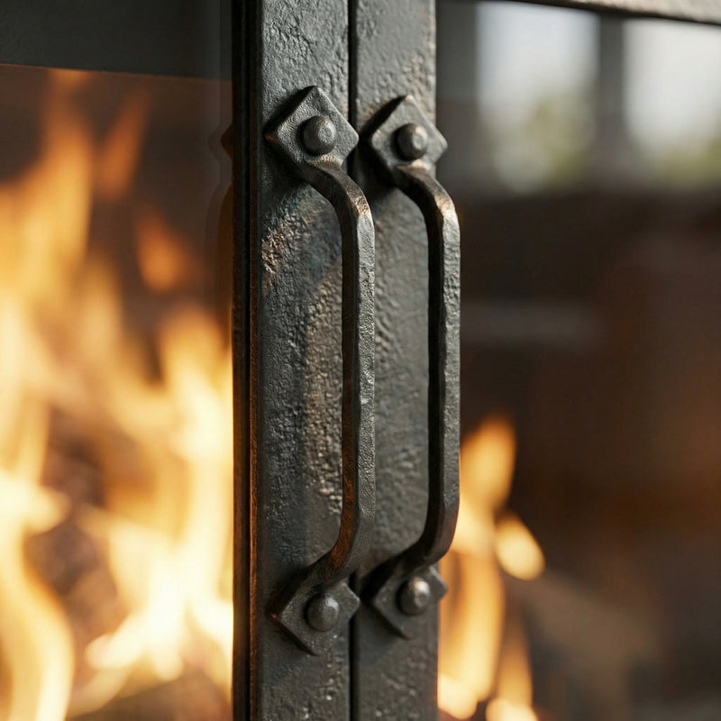 Milwaukee Forged Iron - Masonry & Prefab Fireplace Glass Doors | Custom