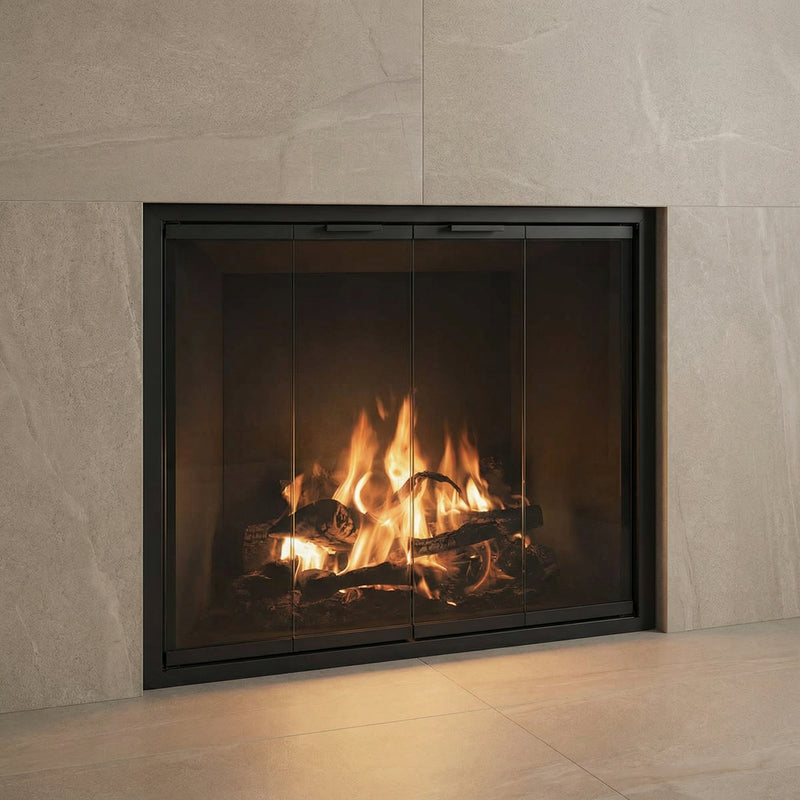 Seaside Standard Glass Doors | Prefab Fireplaces by Stoll | Custom