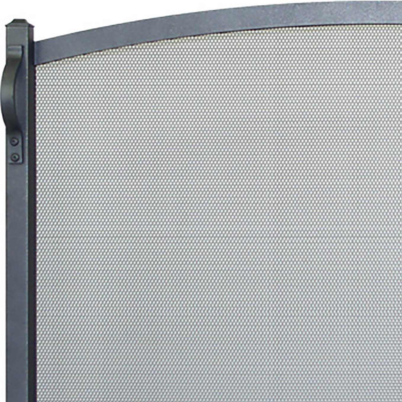 Free Standing Fireplace Screen Custom Made Colonial Arch - ExceptionalFire
