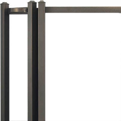 Free Standing Fireplace Screen Custom Made Colonial Triple Panel - ExceptionalFire