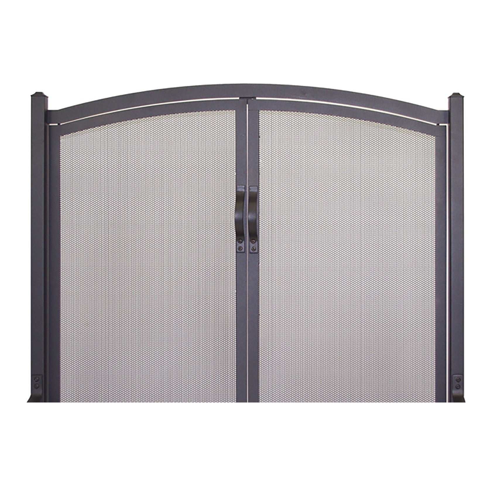 Free Standing Fireplace Screen Custom Made Colonial Working Doors - ExceptionalFire