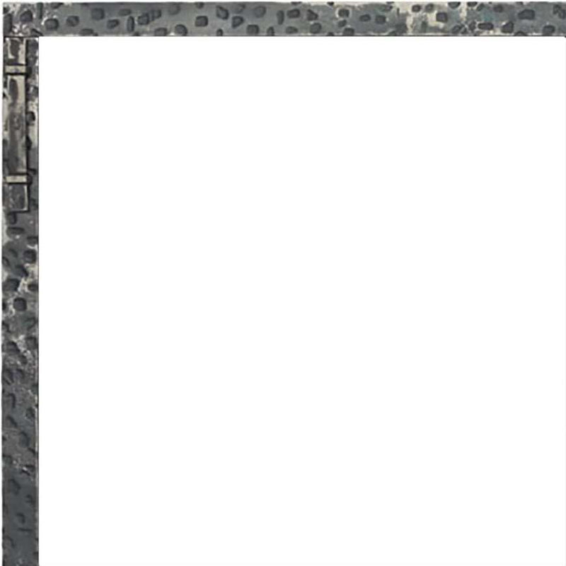 Free Standing Fireplace Screen Custom Made Craftsman Aged Rectangle - ExceptionalFire