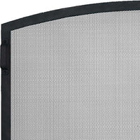 Free Standing Fireplace Screen Custom Made Craftsman Forged Arch - ExceptionalFire