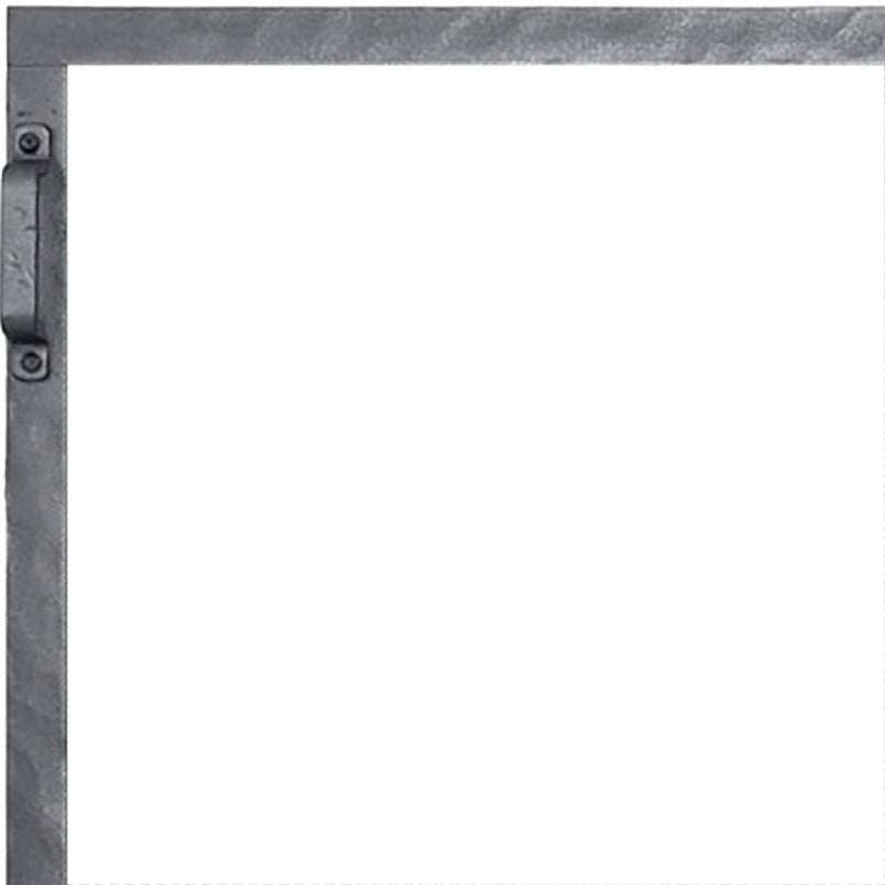 Free Standing Fireplace Screen Custom Made Craftsman Forged Rectangle - ExceptionalFire