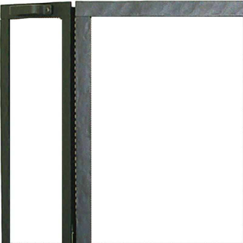 Free Standing Fireplace Screen Custom Made Craftsman Forged Triple Panel - ExceptionalFire