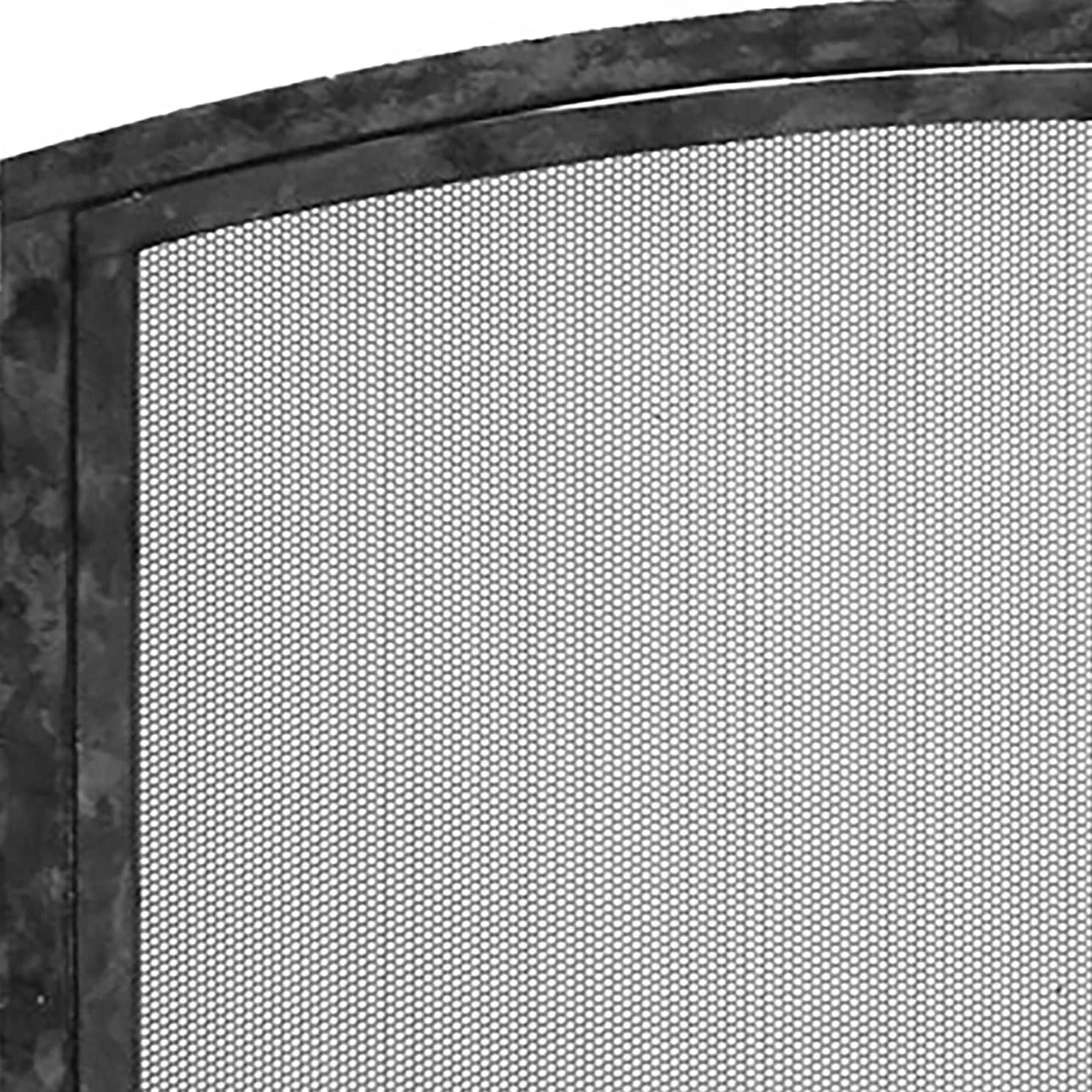 Free Standing Fireplace Screen Custom Made Craftsman Forged Working Doors - ExceptionalFire