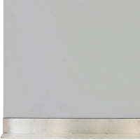 Free Standing Fireplace Screen Custom Made Elite Rectangle with Modern Base - ExceptionalFire