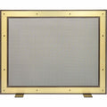 Free Standing Fireplace Screen Custom Made Layered Manhattan Rectangle