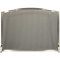 Free Standing Fireplace Screen Custom Made Modern Stainless Outdoor Arch