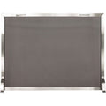 Free Standing Fireplace Screen Custom Modern Stainless Outdoor Rectangle