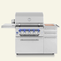 American Made Grills Muscle 36" Freestanding Hybrid Grill