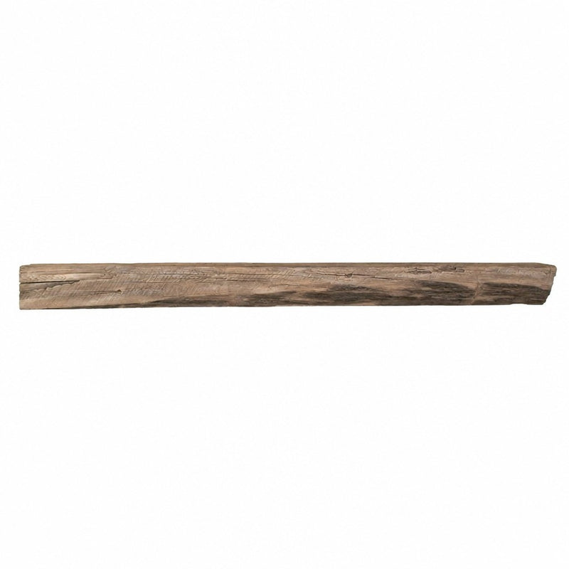 Cabin Pine Non-Combustible Concrete Mantel Shelf Pale Honey Finish