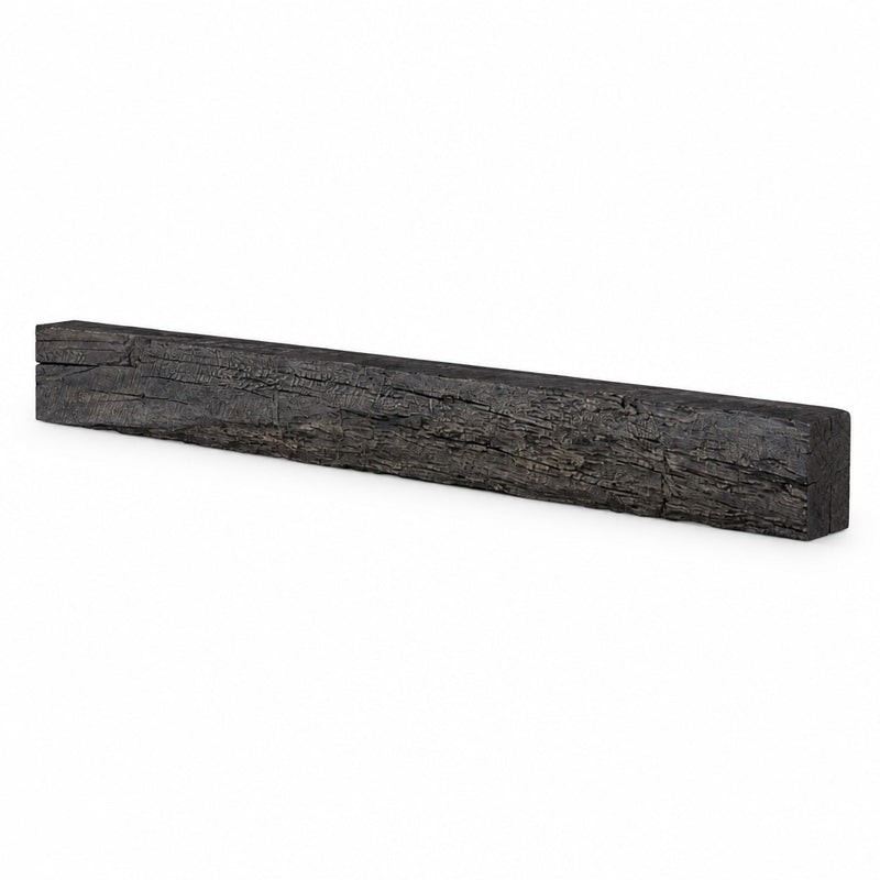 Cabin Pine Non-Combustible Concrete Mantel Shelf Eclipse Finish