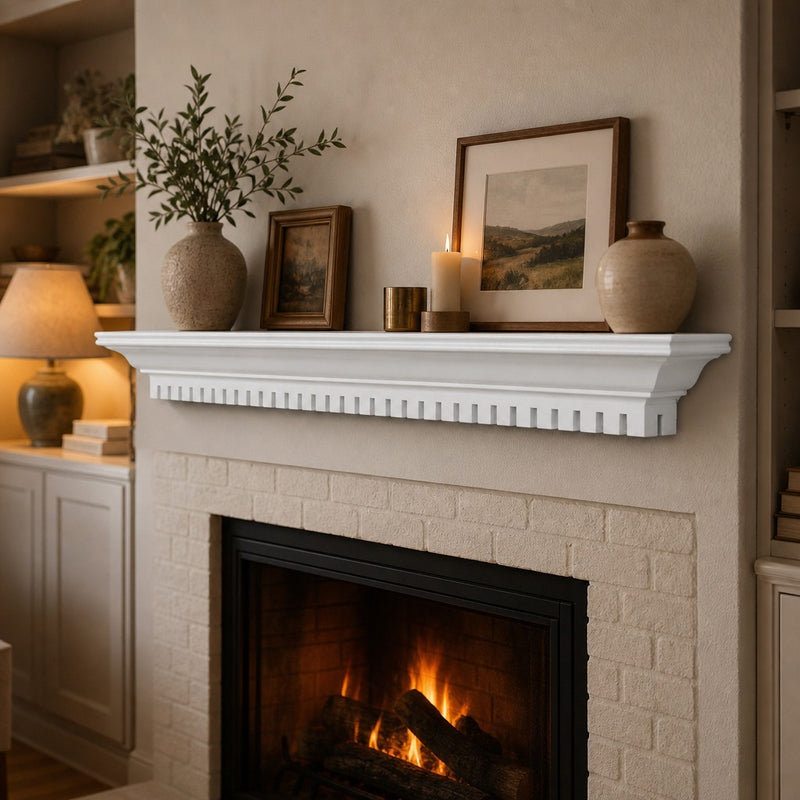 Federal Non-Combustible Mantel Shelf Luna Finish