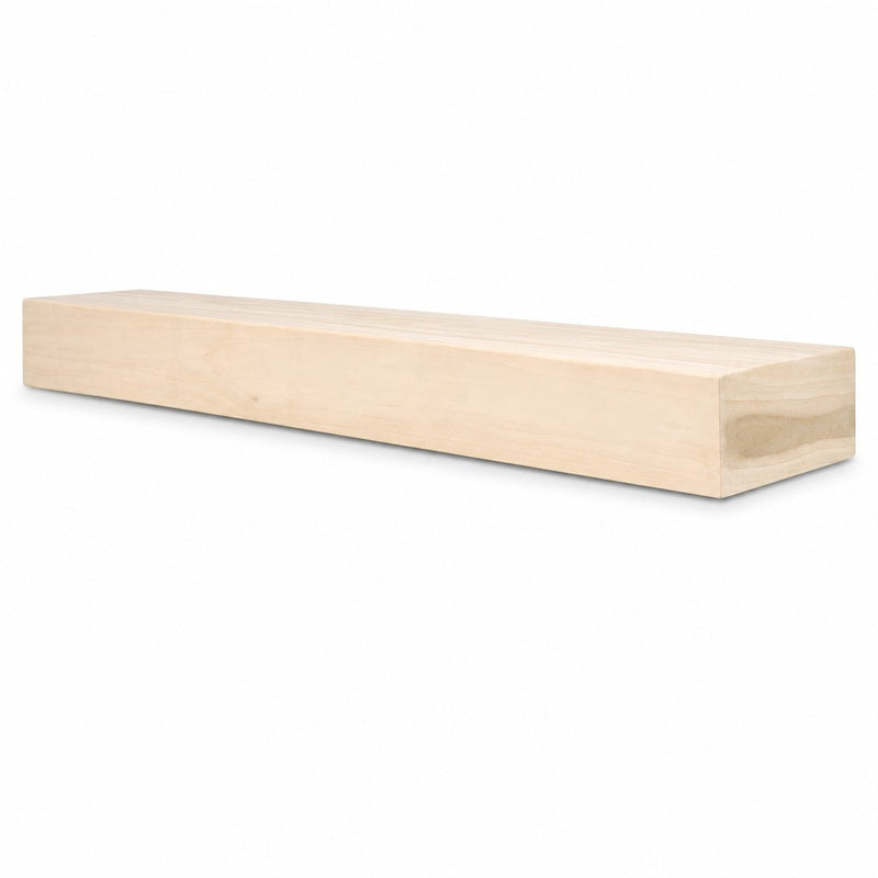 Classic Wood Mantel Shelf Kit Unfinished