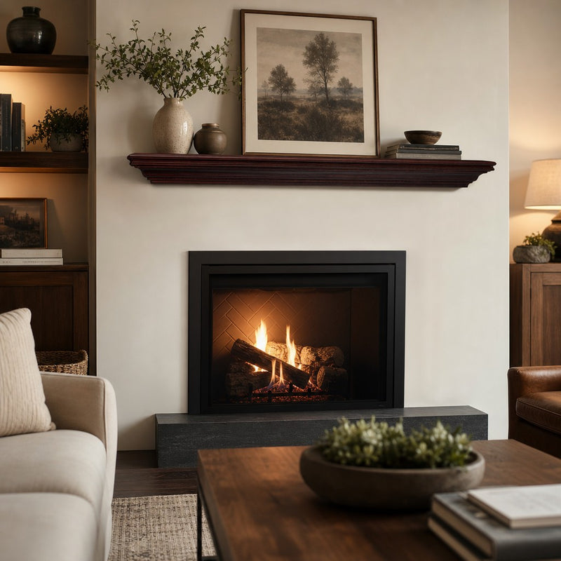 Pendleton Wood Mantel Shelf Kit Cherry