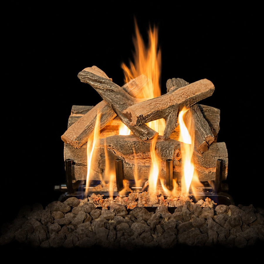 Arizona Juniper Kiva Vented Gas Log Set