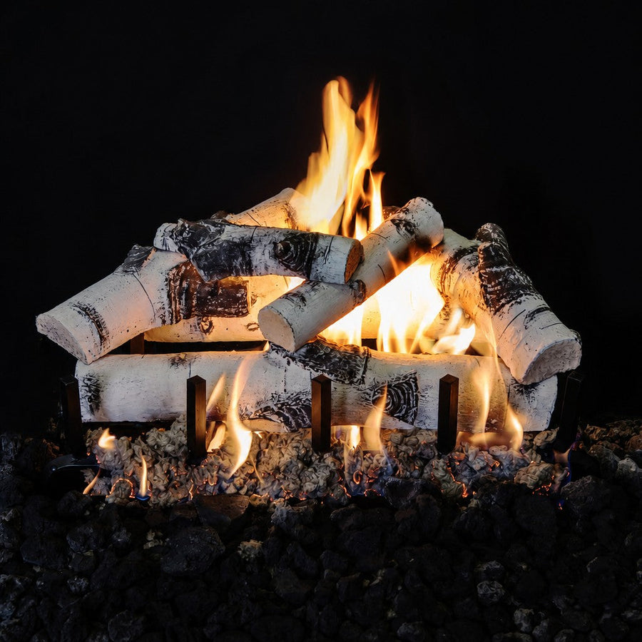 Quaking Aspen See-Through Vented Gas Log Set