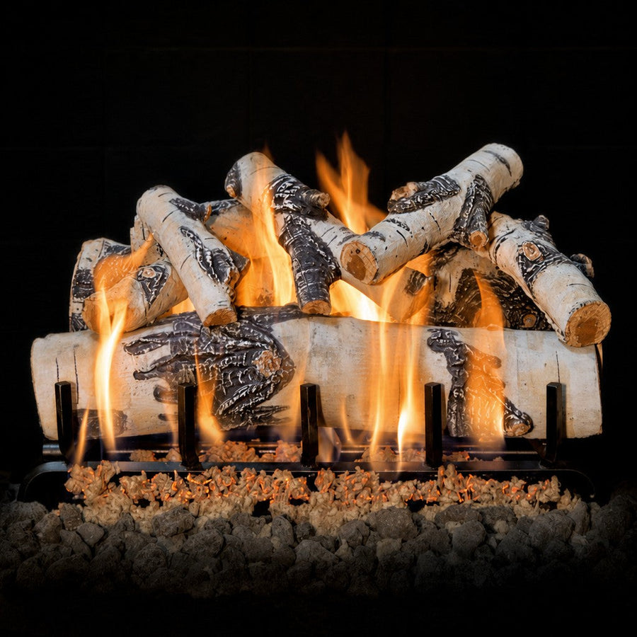 Quaking Aspen See-Through Outdoor Gas Log Set