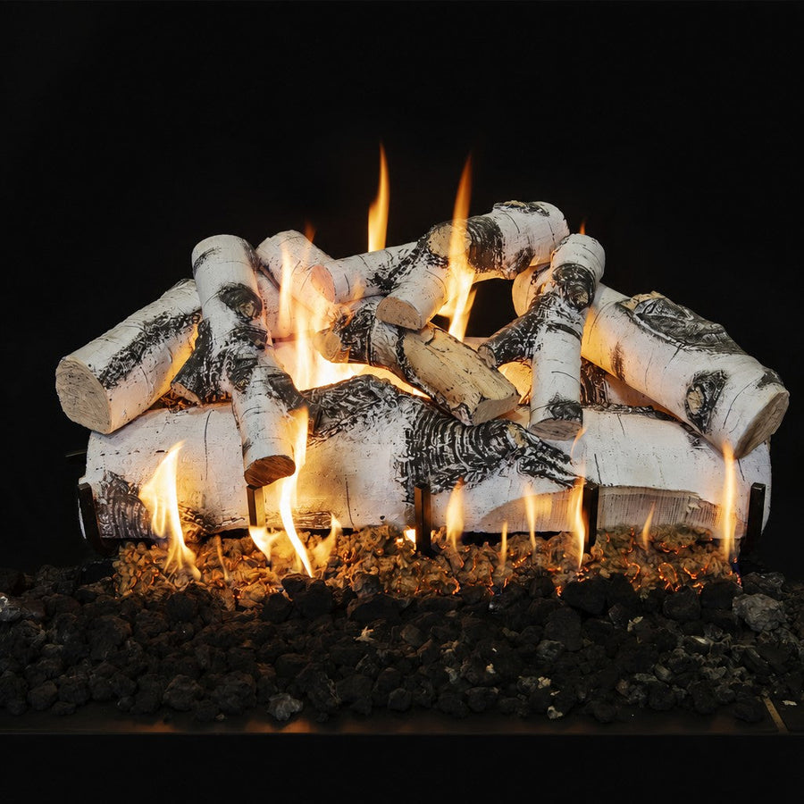 Quaking Aspen See-Through Vented Gas Log Set