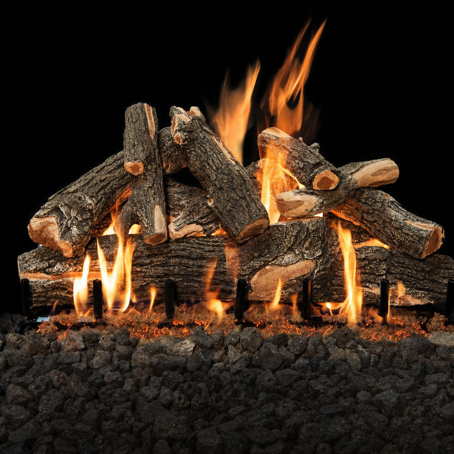 Jumbo Weathered Oak Vented Gas Log Set