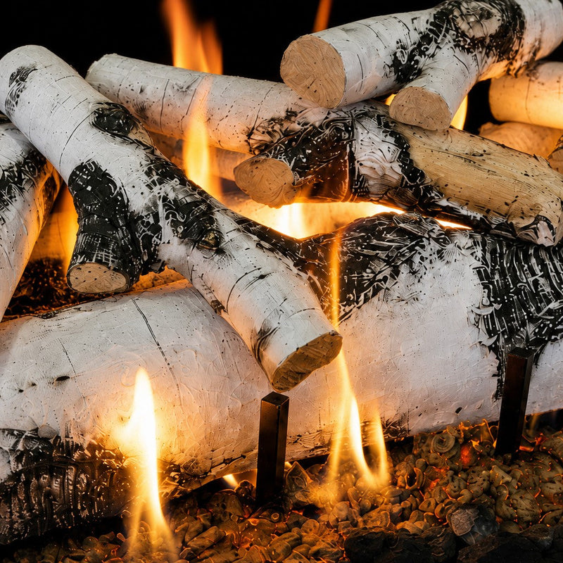 36" Quaking Aspen Vented Gas Log Set | Grand Canyon