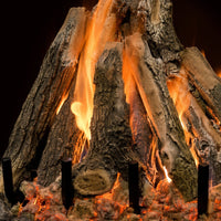 24" Arizona Weathered Oak Kiva Vented Gas Log Set | Grand Canyon