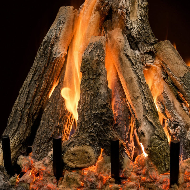 24" Arizona Weathered Oak Kiva Vented Gas Log Set | Grand Canyon
