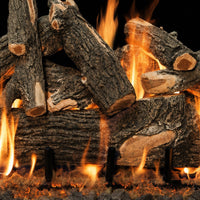 36" Arizona Weathered Oak Vented Gas Log Set | Grand Canyon