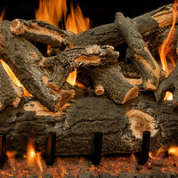 42" Arizona Weathered Oak Charred See-Through Vented Gas Log Set | Grand Canyon