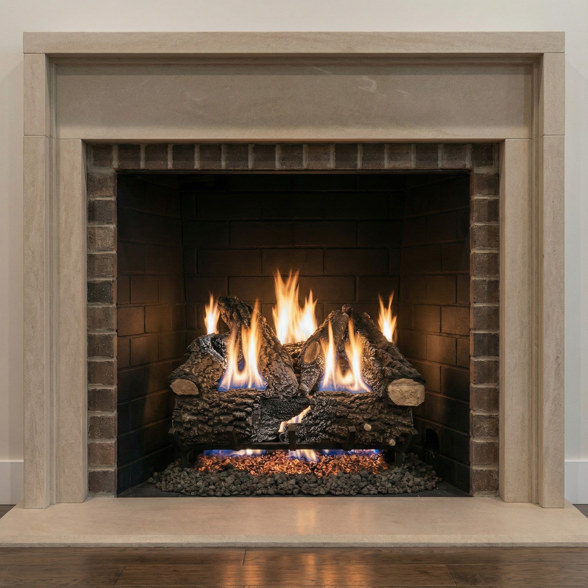 Design Specialties Arlington Ash 24-Inch Vented Gas Log Set, 65,000 BTU