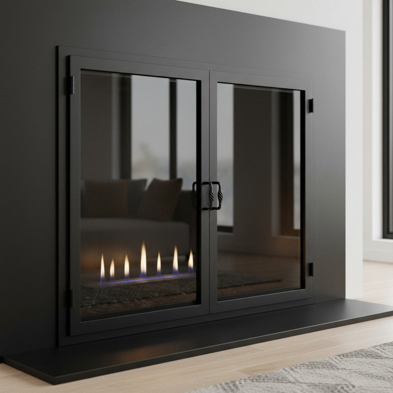 Legend Custom Masonry & Prefab Fireplace Glass Doors