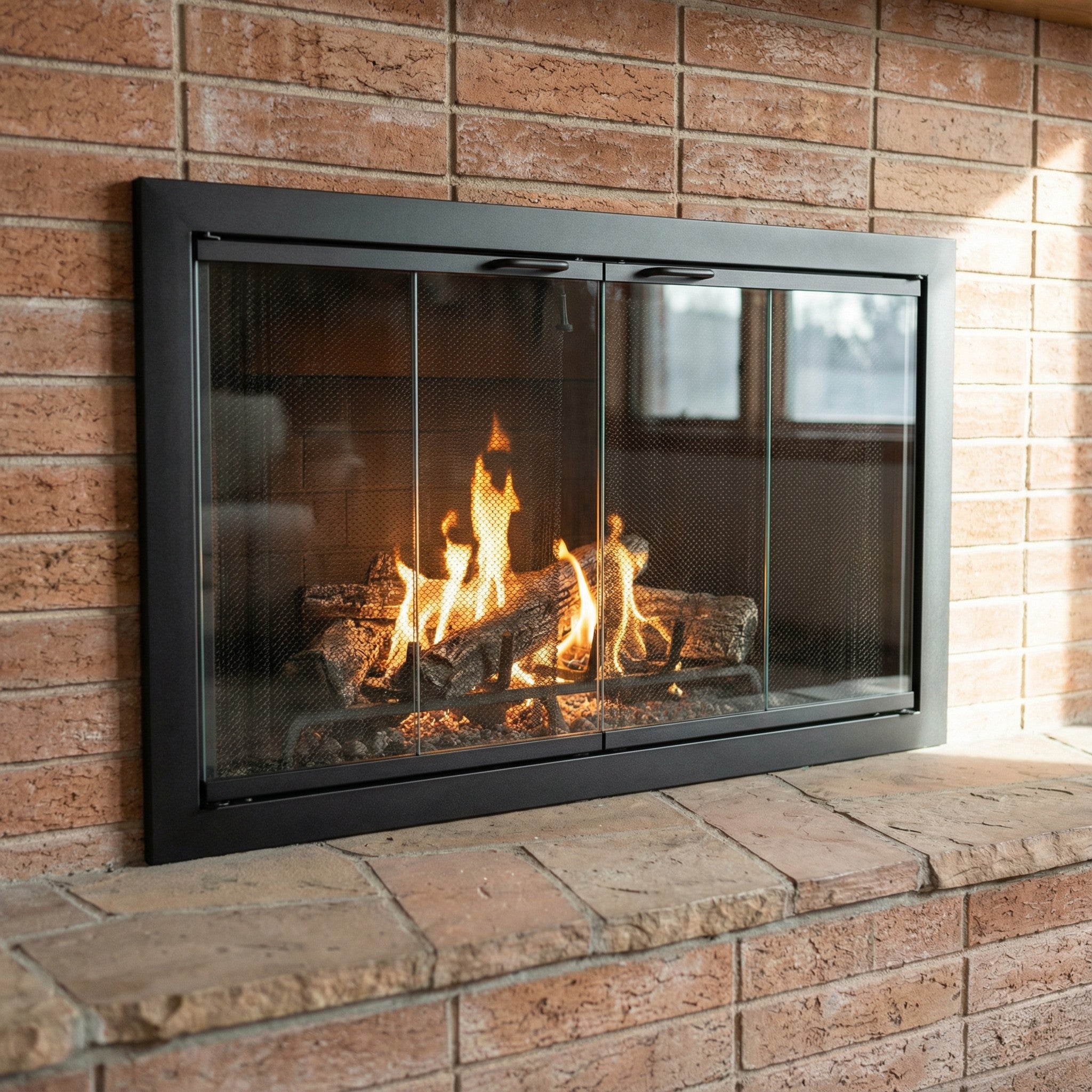 Brookfield - Masonry & Prefab Fireplace Glass Doors