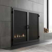 Legend Custom Masonry & Prefab Fireplace Mesh Doors