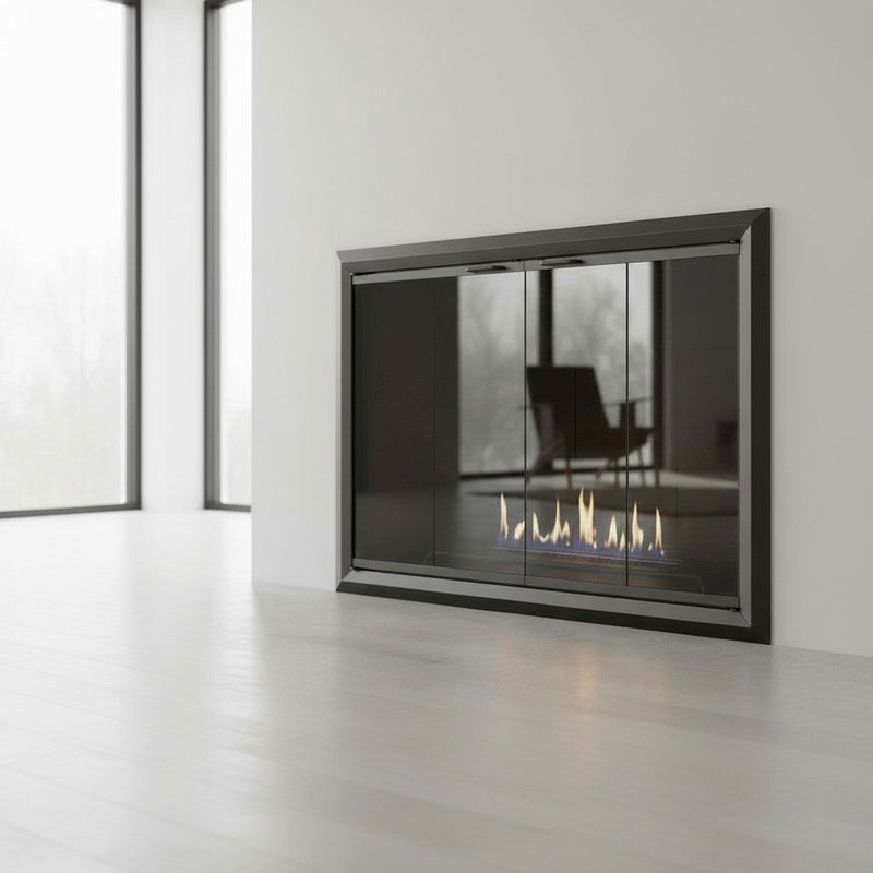 Apex - Masonry & Prefab Fireplace Glass Doors | Custom