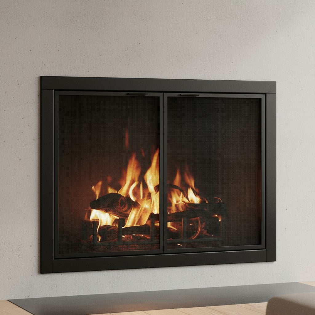 Mesh Masonry & Prefab Fireplace Doors