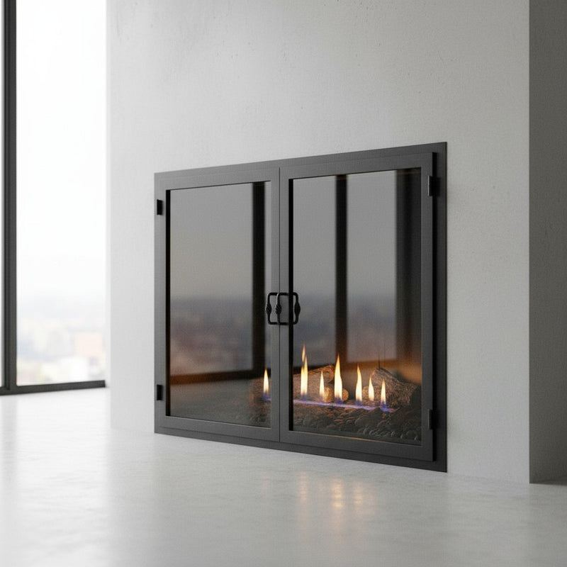 Legend Custom Masonry & Prefab Fireplace Glass Doors