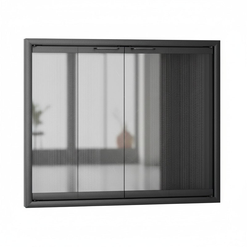 Cavestone Fireplace Glass Doors | Custom Masonry Fit