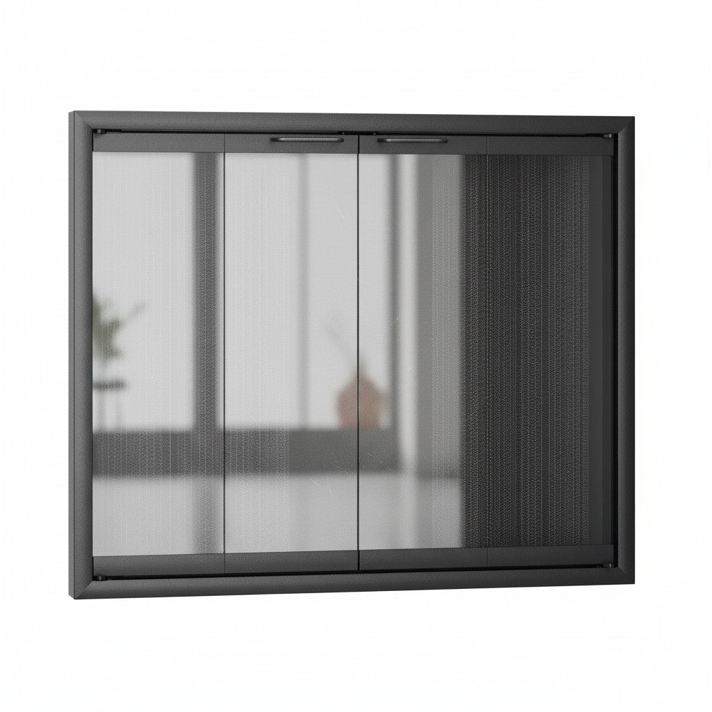 Cavestone Fireplace Glass Doors | Custom Masonry Fit