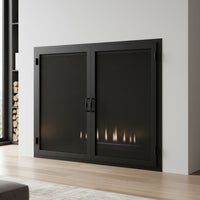 Legend Custom Masonry & Prefab Fireplace Mesh Doors