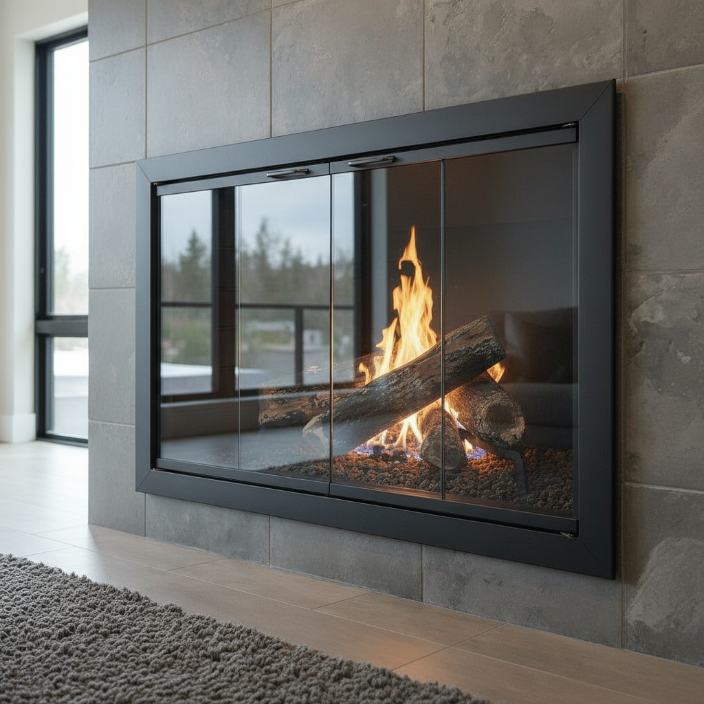 Brookfield - Masonry & Prefab Fireplace Glass Doors