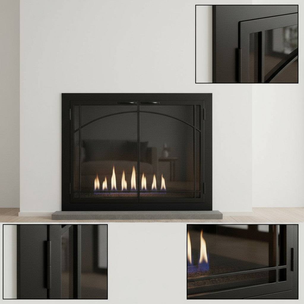 Carolina Sunrise - Masonry & Prefab Fireplace Glass Doors