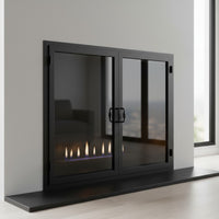 Legend Custom Masonry & Prefab Fireplace Glass Doors