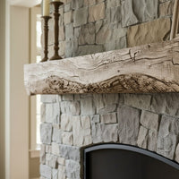 Rickhouse Non-Combustible Concrete Mantel Shelf Pale Honey Finish