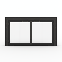 Black Rock - Masonry & Prefab Fireplace Glass Doors | Custom