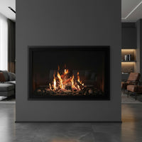 Slim Moderne - Masonry & Prefab Fireplace Glass Doors | Custom