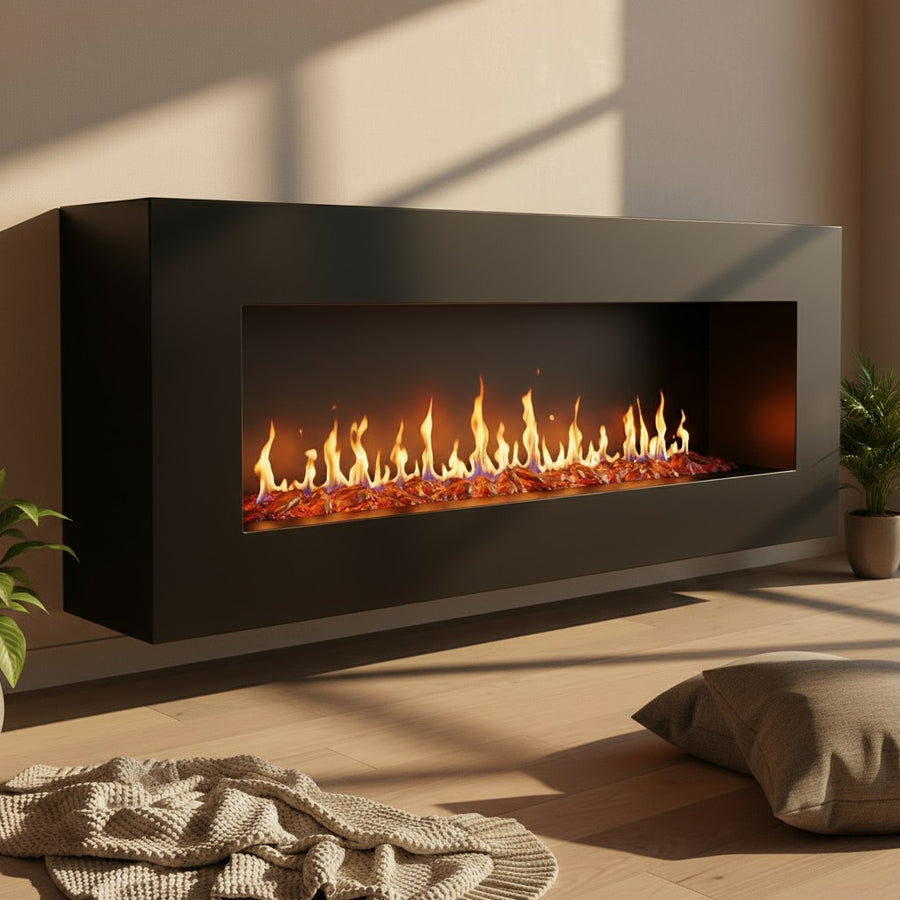 Custom Electric Fireplace Cabinets