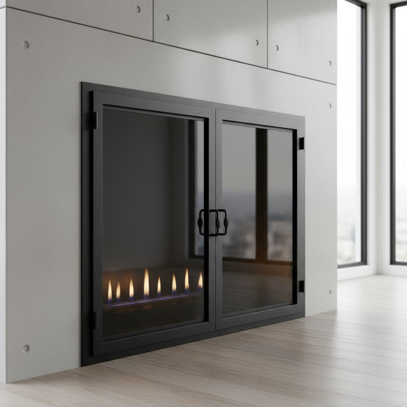 Legend Custom Masonry & Prefab Fireplace Glass Doors
